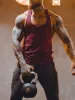 Stay Cool 2.0 Go Hard Gym Stringer Vest Quick Dry sold by Aha Selected