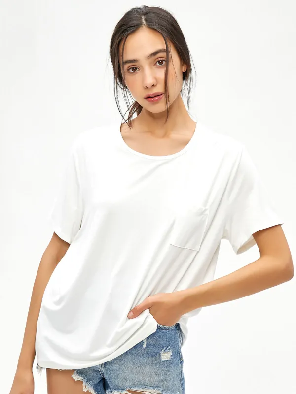 AHA Eco Soft Bamboo Viscose T-Shirt with Pocket sold by Aha Selected