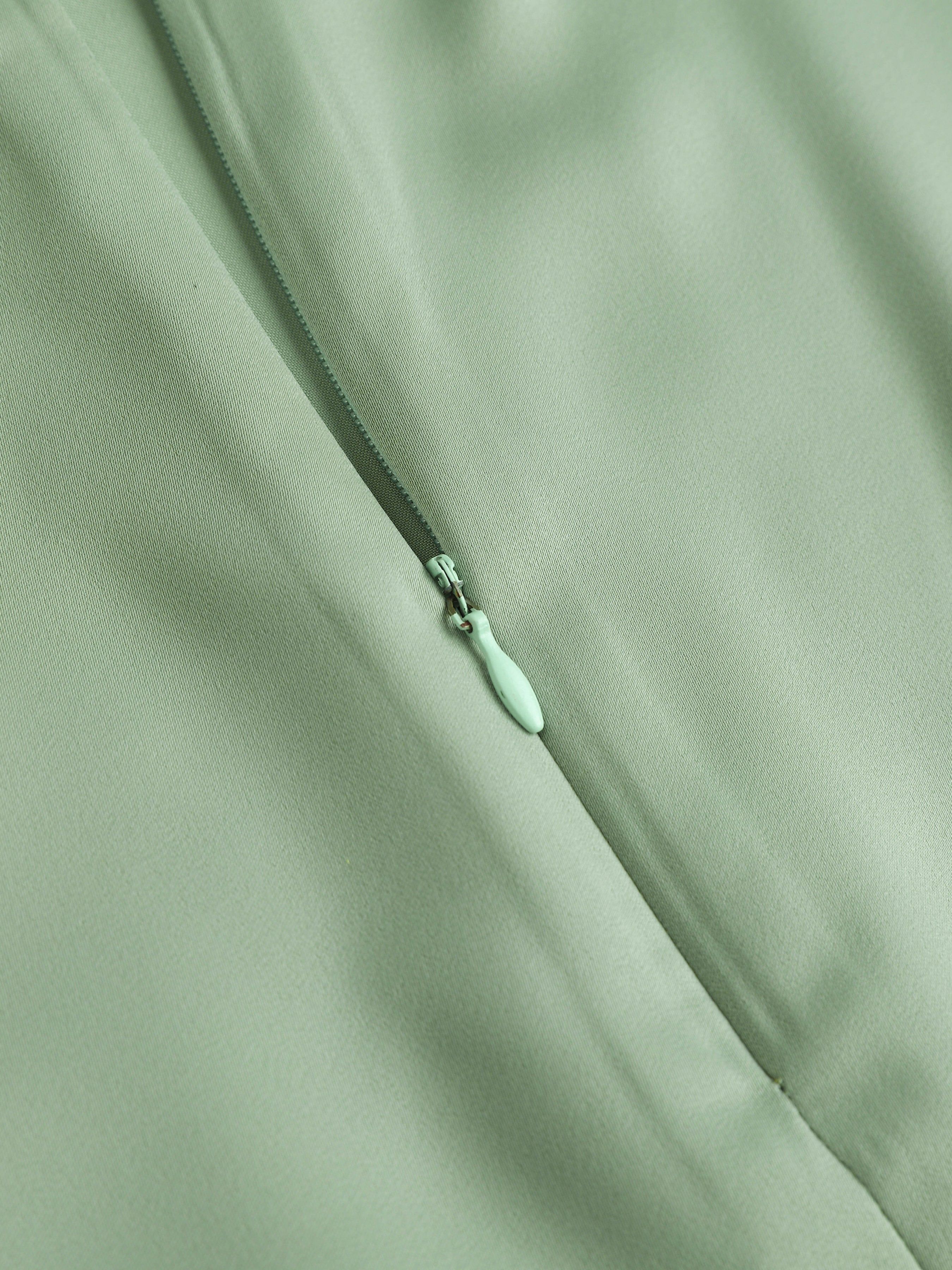 Crisscross Back Satin Gown sold by Aha Selected product image thumbnail 3