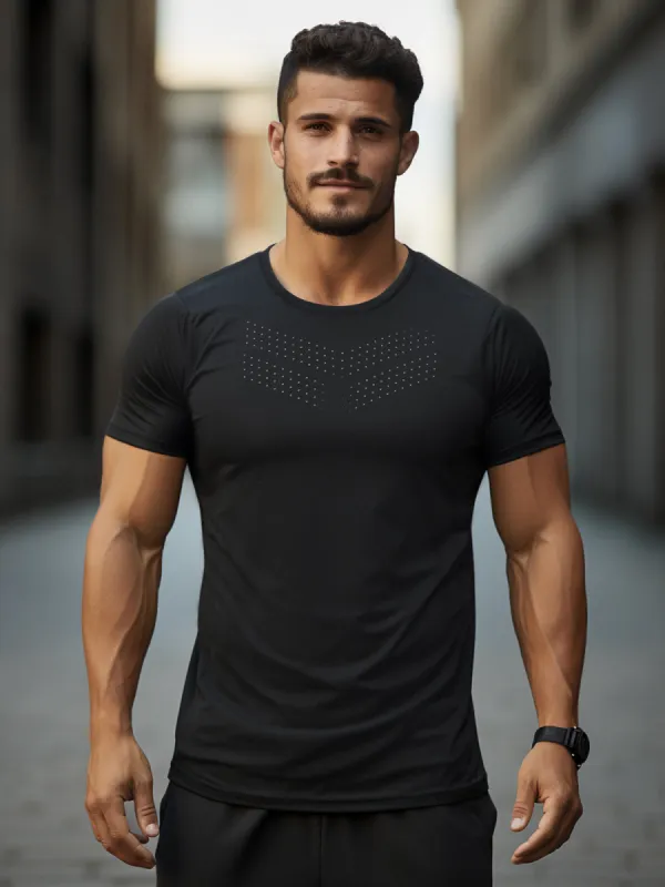 Distance Running Tee Laser-punched ventilation Stay Cool sold by Aha Selected