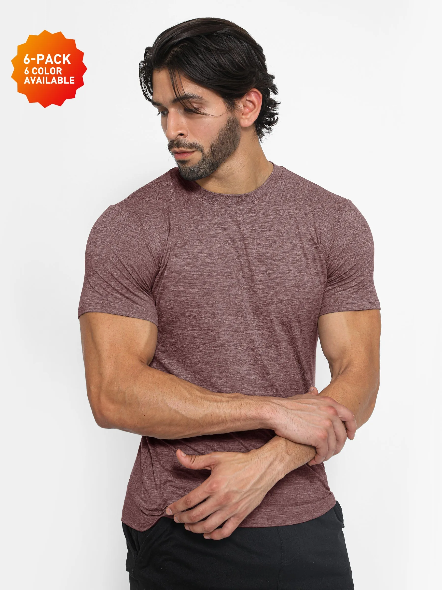 6-Pack Softest Performance Tee Short Sleeve sold by Aha Selected
