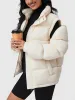 2 Ways to Wear Down Puffer Jacket With Removable Sleeves sold by Aha Selected
