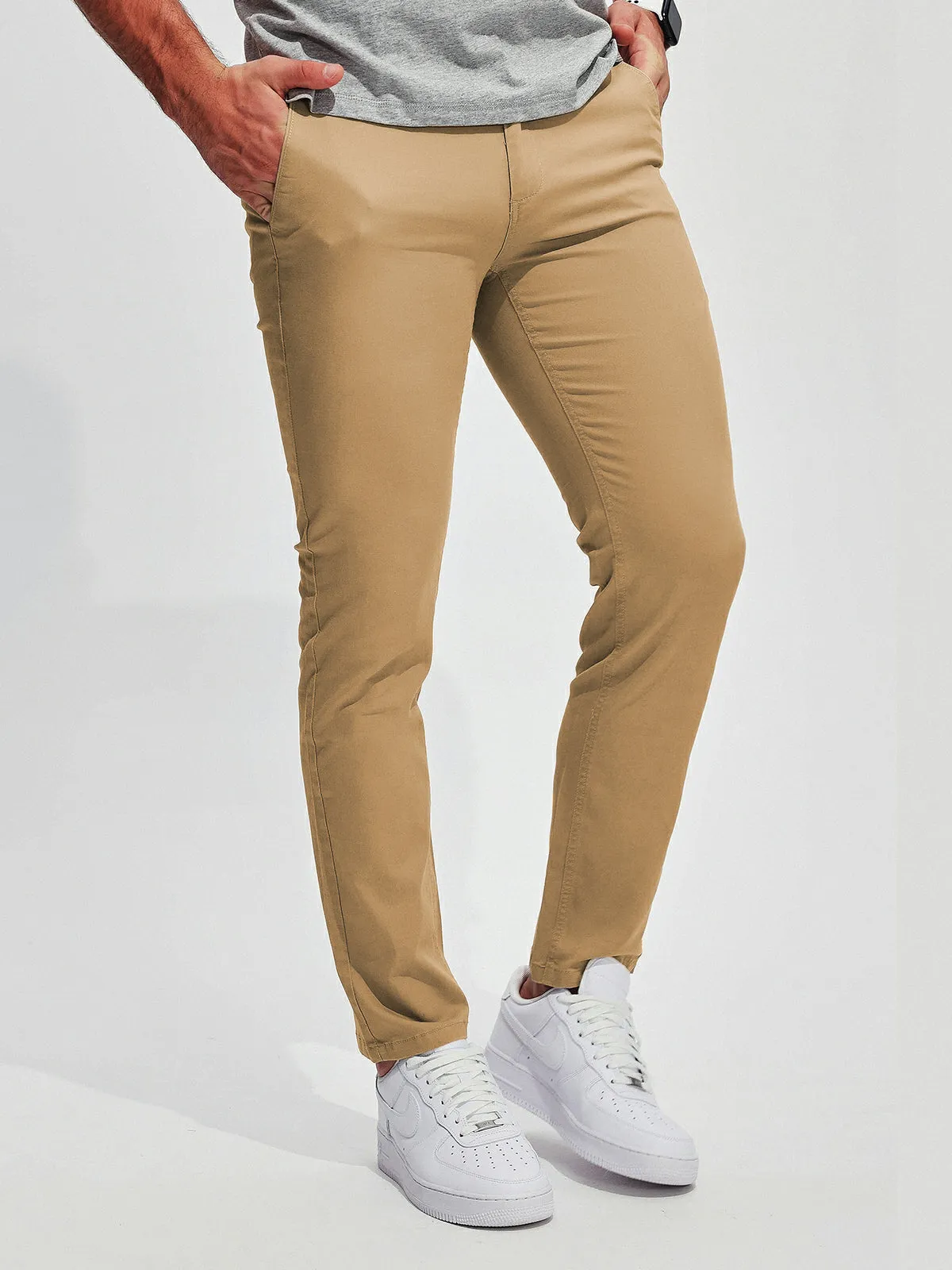365 Twill Chino Stretch Cotton Pants sold by Aha Selected product image thumbnail 2