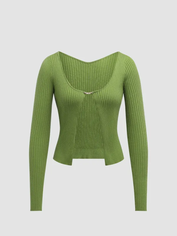 Womenâs Sleek Casual Knitted Cardigan sold by Aha Selected