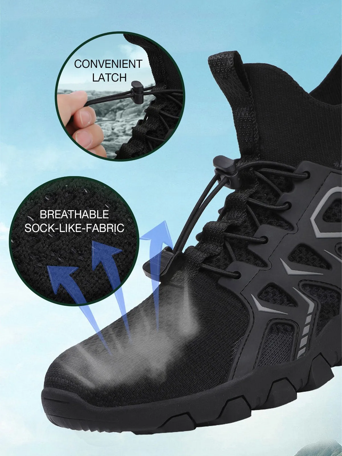 Men Hiking Boot Soft Ground sold by Aha Selected product image thumbnail 4