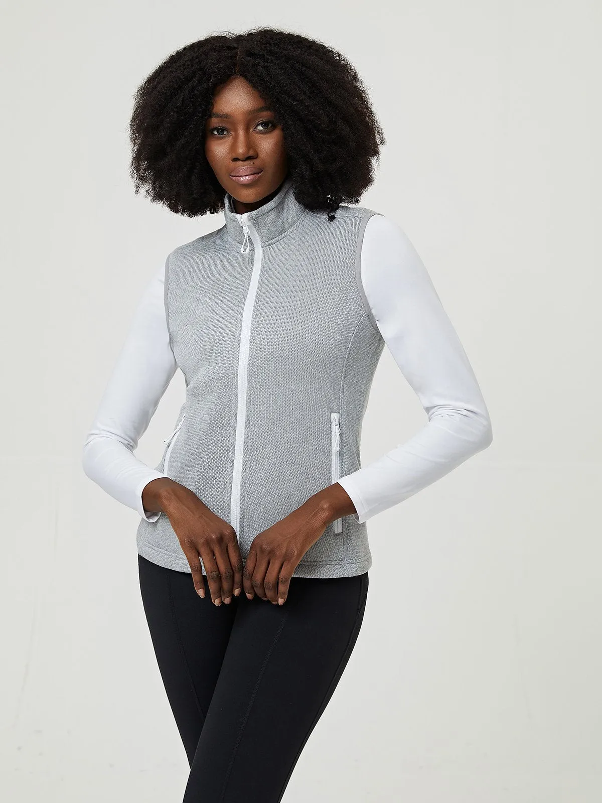 W's Recycled Sweater Fleece Vest sold by Aha Selected product image thumbnail 2