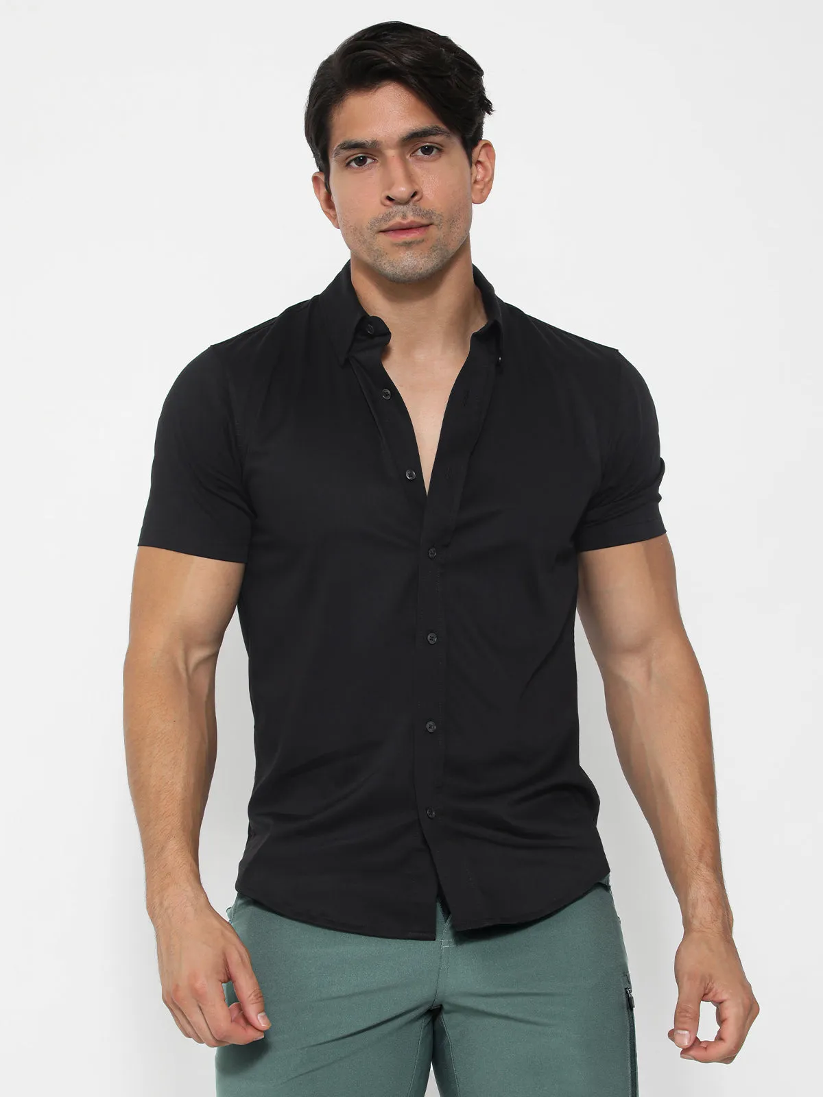Bamboo Performance Short Sleeve Shirt sold by Aha Selected