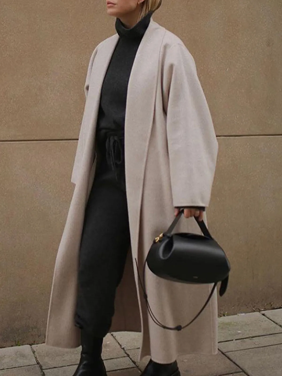 Buckle PU Oval Handbag sold by Aha Selected product image thumbnail 3