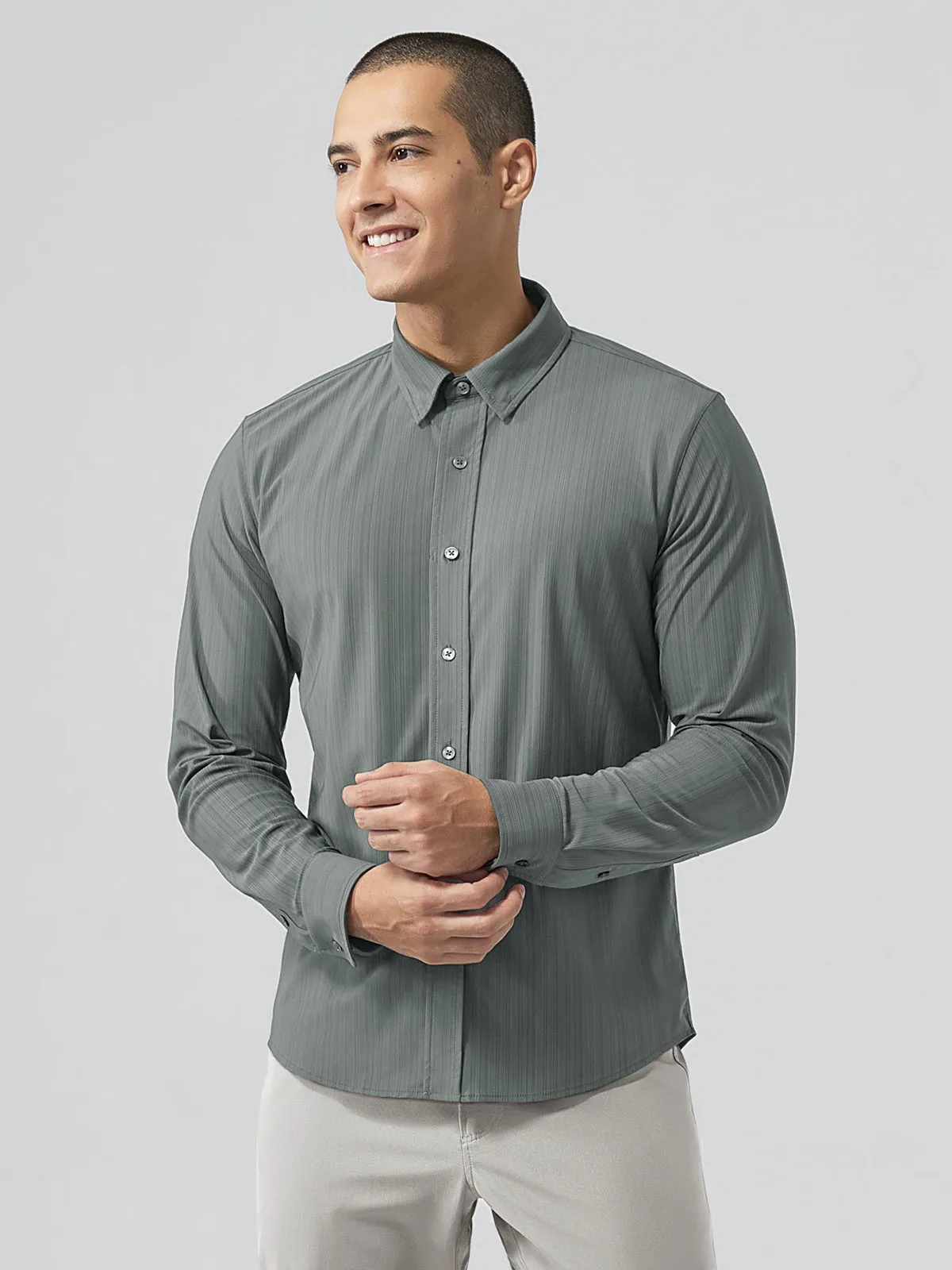 Commuter Performance Comfort Dress Shirt sold by Aha Selected product image thumbnail 4