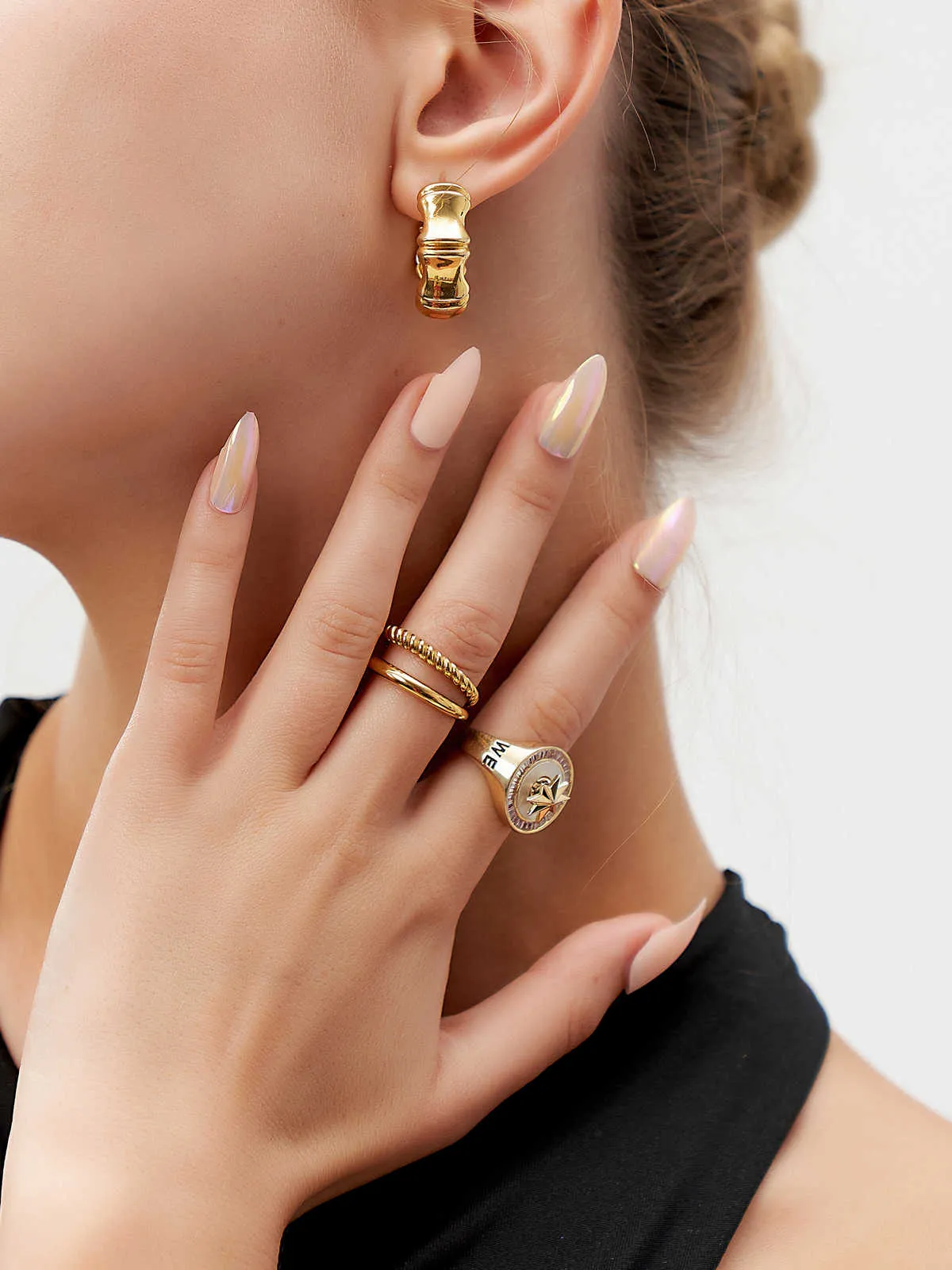 28pcs Printed Acuminate Fake Nail sold by Aha Selected product image thumbnail 5