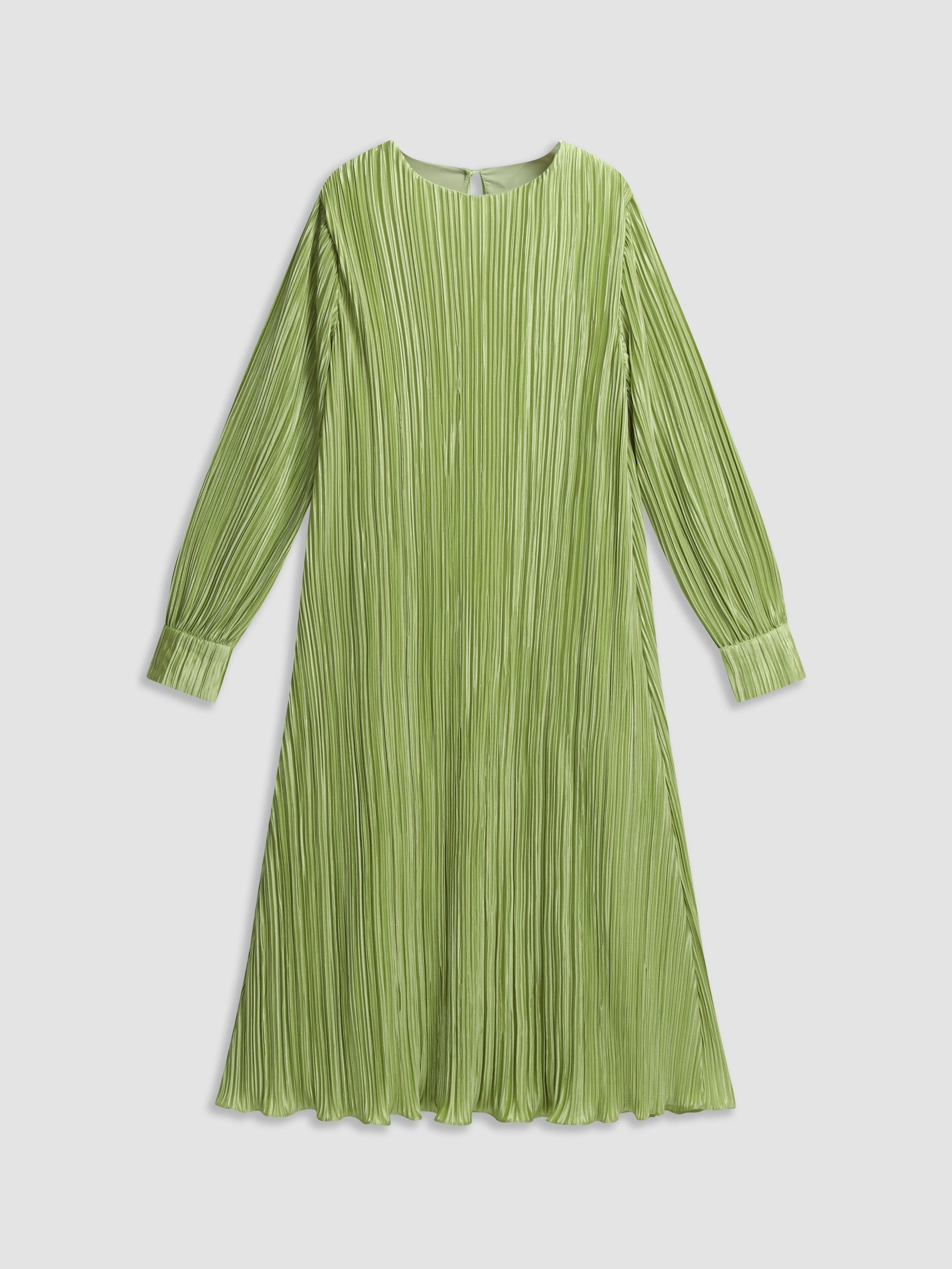 Relaxed Fit Textured Maxi Dress sold by Aha Selected