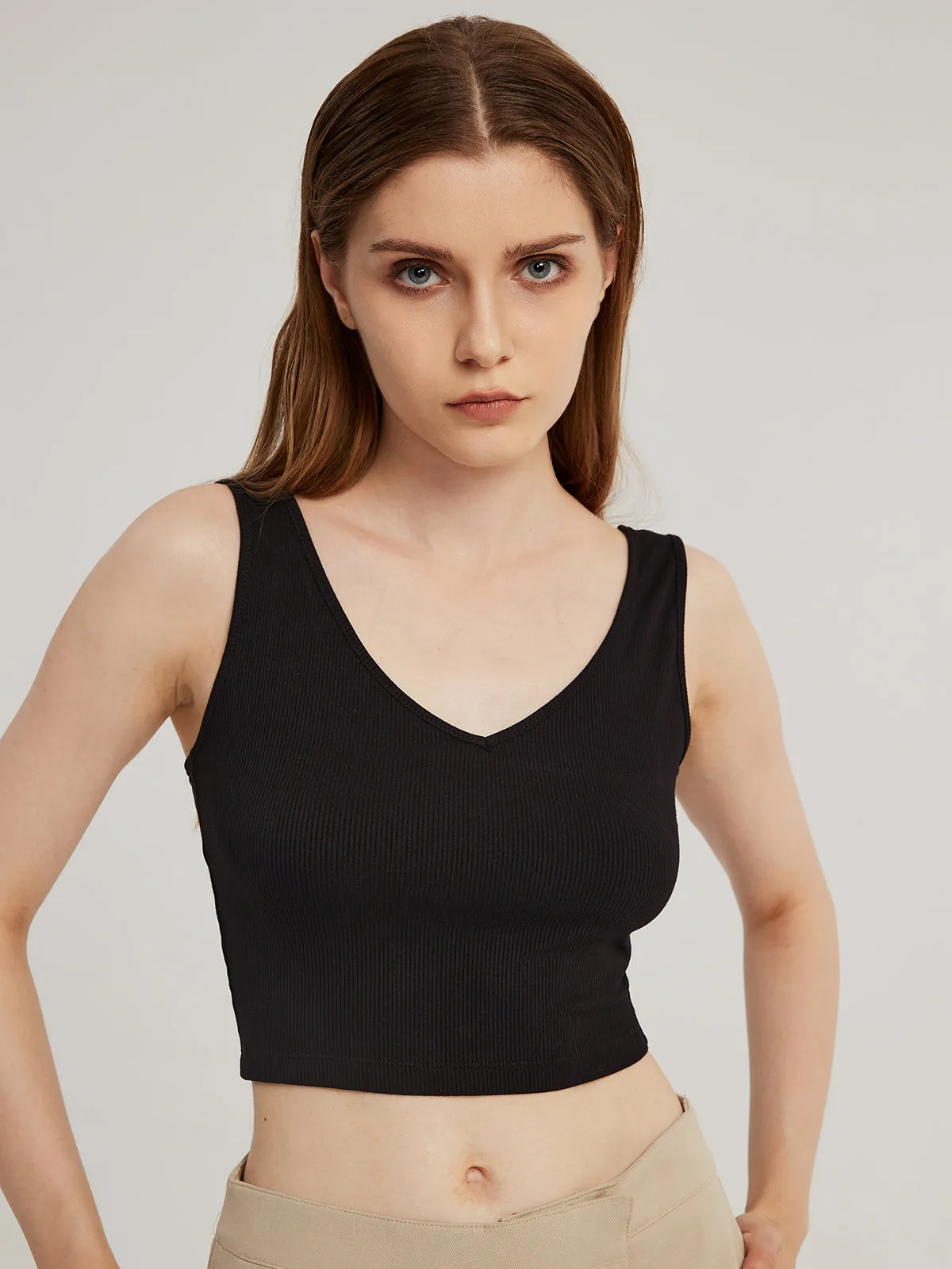 Sunshine V-neck Tank Top sold by Aha Selected product image thumbnail 4