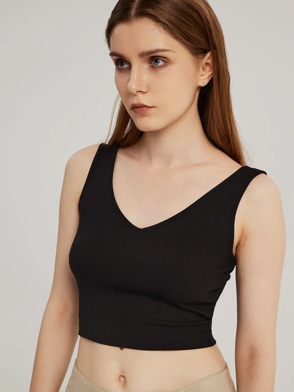 Sunshine V-neck Tank Top sold by Aha Selected product image thumbnail 2