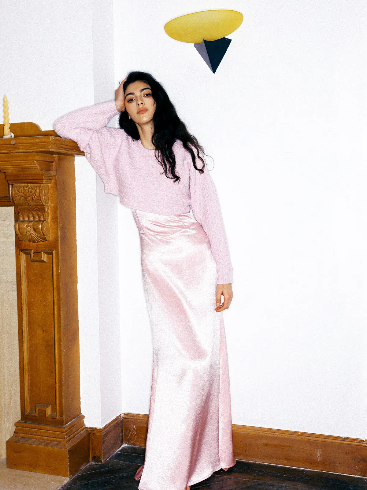 Recycled Satin Bustier Slip Dress sold by Aha Selected product image thumbnail 3