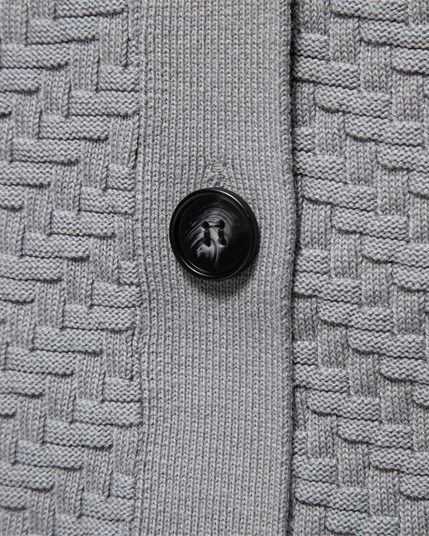 Basket Knit V Neck Cardigan New sold by Aha Selected product image thumbnail 3