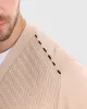 Basket Knit V Neck Cardigan sold by Aha Selected
