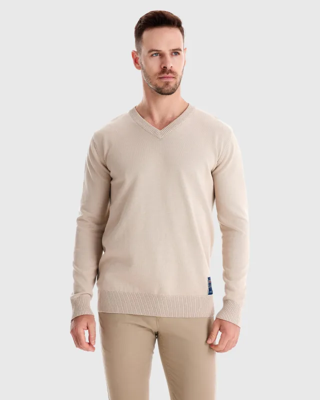 Ribbed V Neck Sweater New sold by Aha Selected