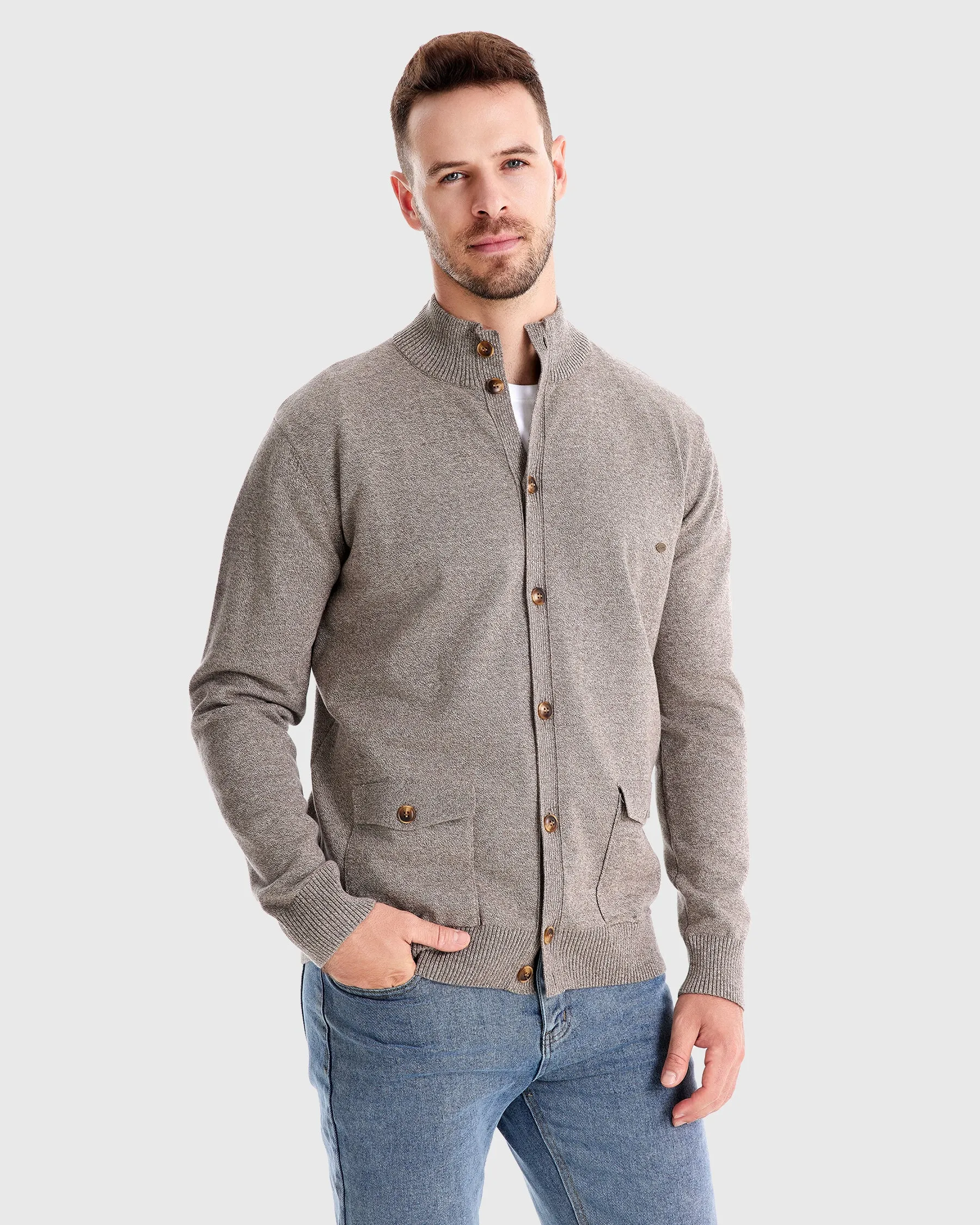 Premium Button-Up Cardigan New sold by Aha Selected