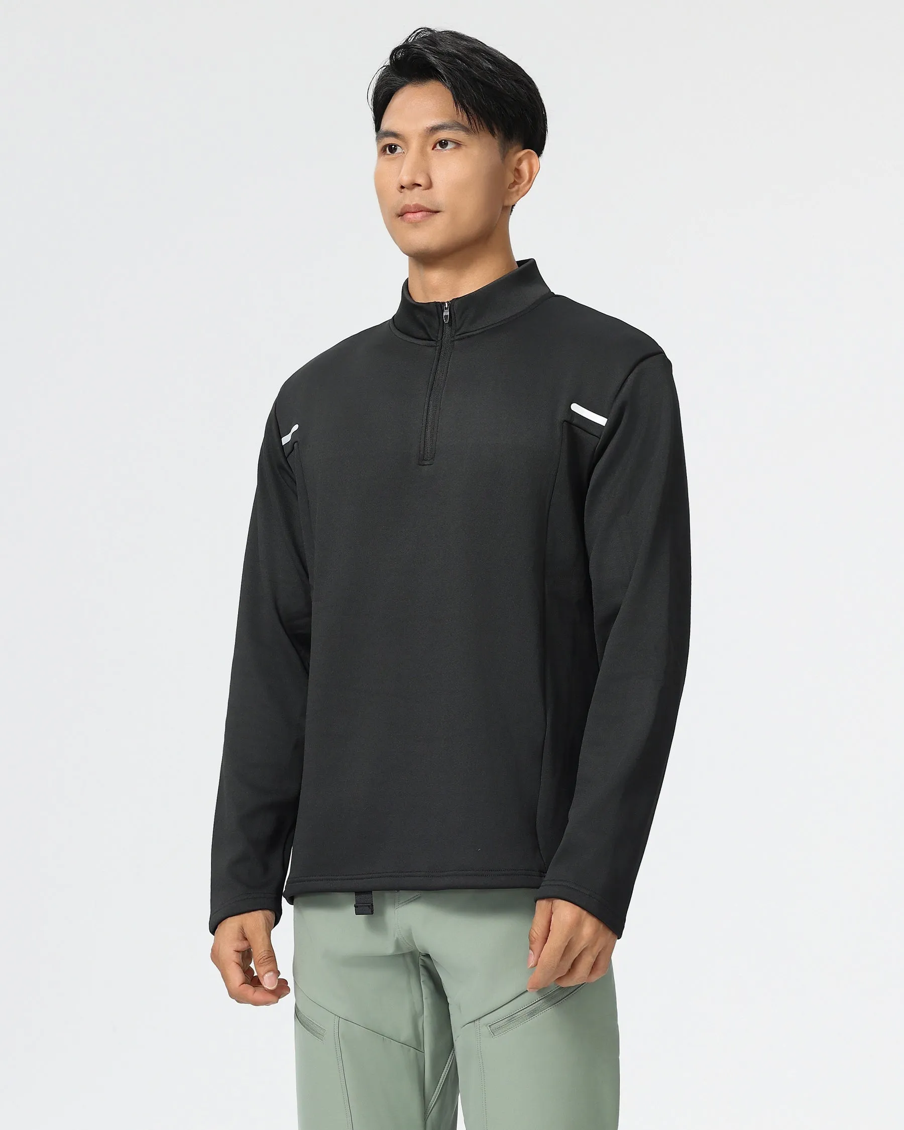 Reflective Performance Quarter-Zip Long Sleeve sold by Aha Selected product image thumbnail 3