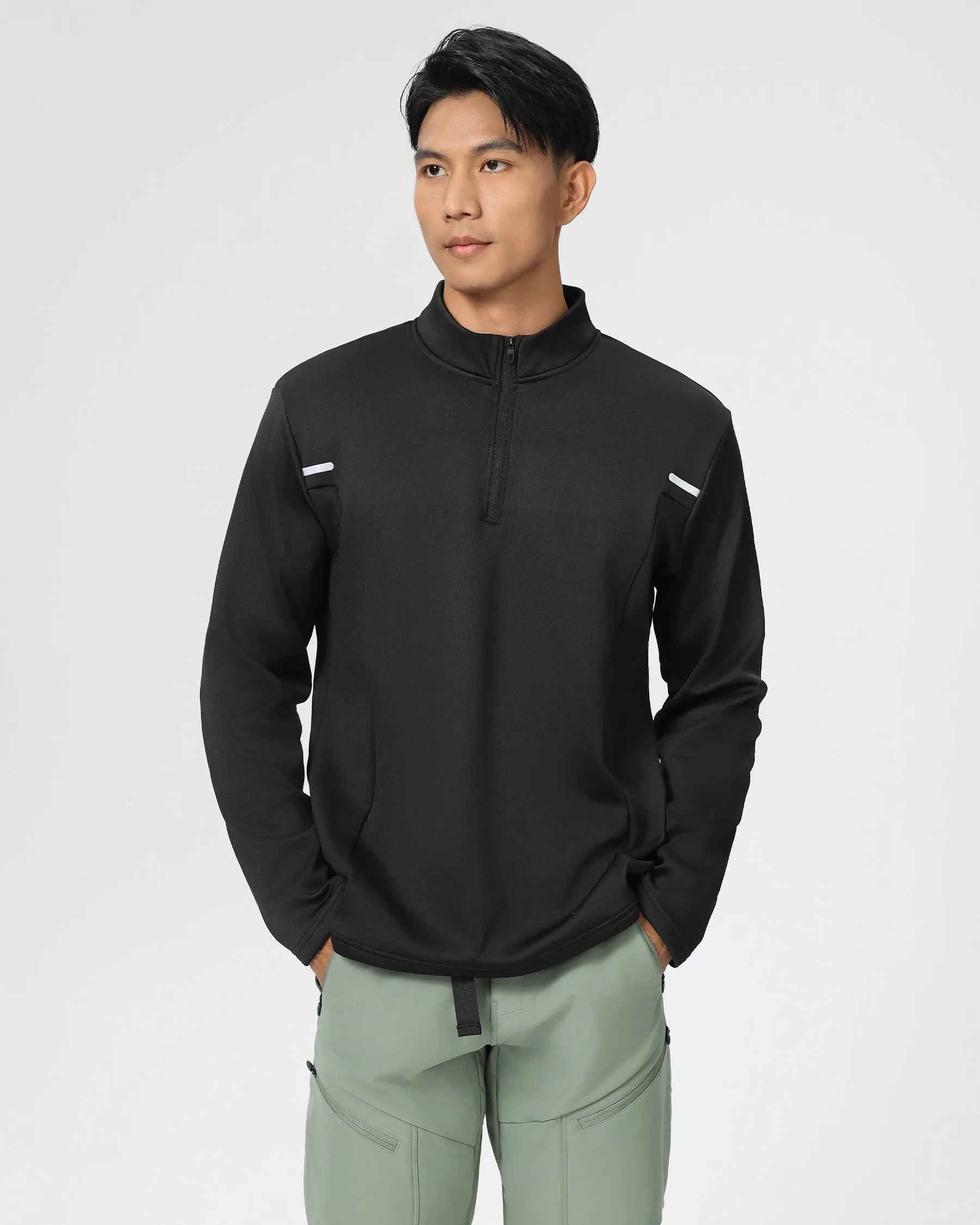 Reflective Performance Quarter-Zip Long Sleeve sold by Aha Selected product image thumbnail 4