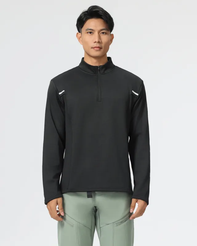 Reflective Performance Quarter-Zip Long Sleeve sold by Aha Selected