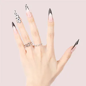 24pcs Printed Acuminate Fake Nail sold by Aha Selected product image thumbnail 4