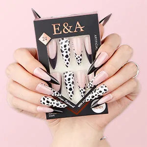 24pcs Printed Acuminate Fake Nail sold by Aha Selected product image thumbnail 5