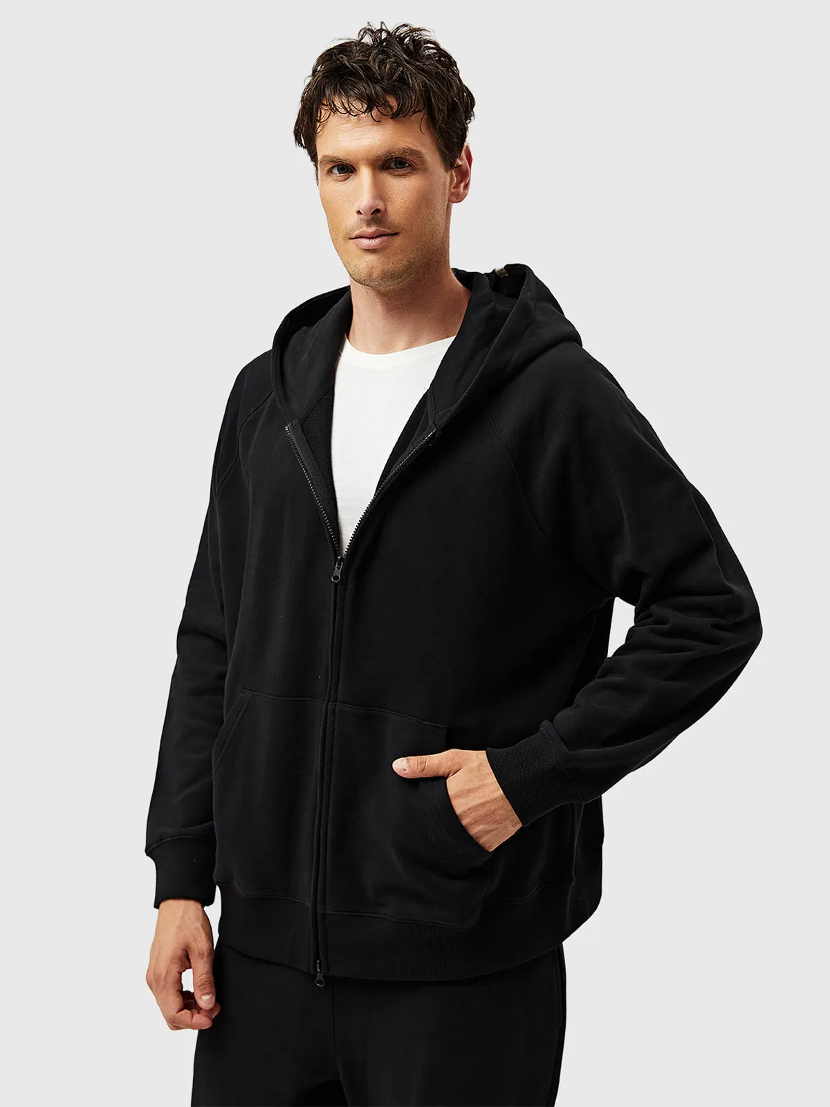 Terry Fleece Cloud Nine Zip Hoodie sold by Aha Selected product image thumbnail 4