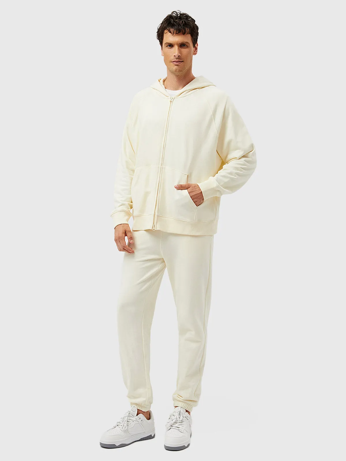 Terry Fleece Cloud Nine Zip Hoodie sold by Aha Selected product image thumbnail 5