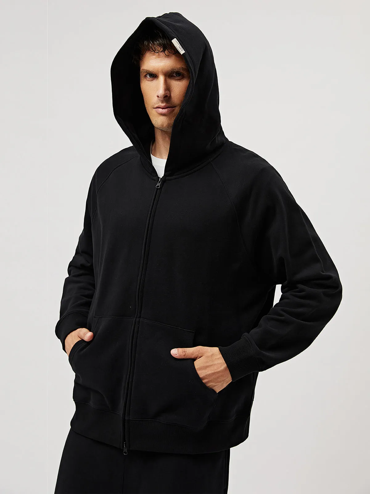 Terry Fleece Cloud Nine Zip Hoodie sold by Aha Selected product image thumbnail 3