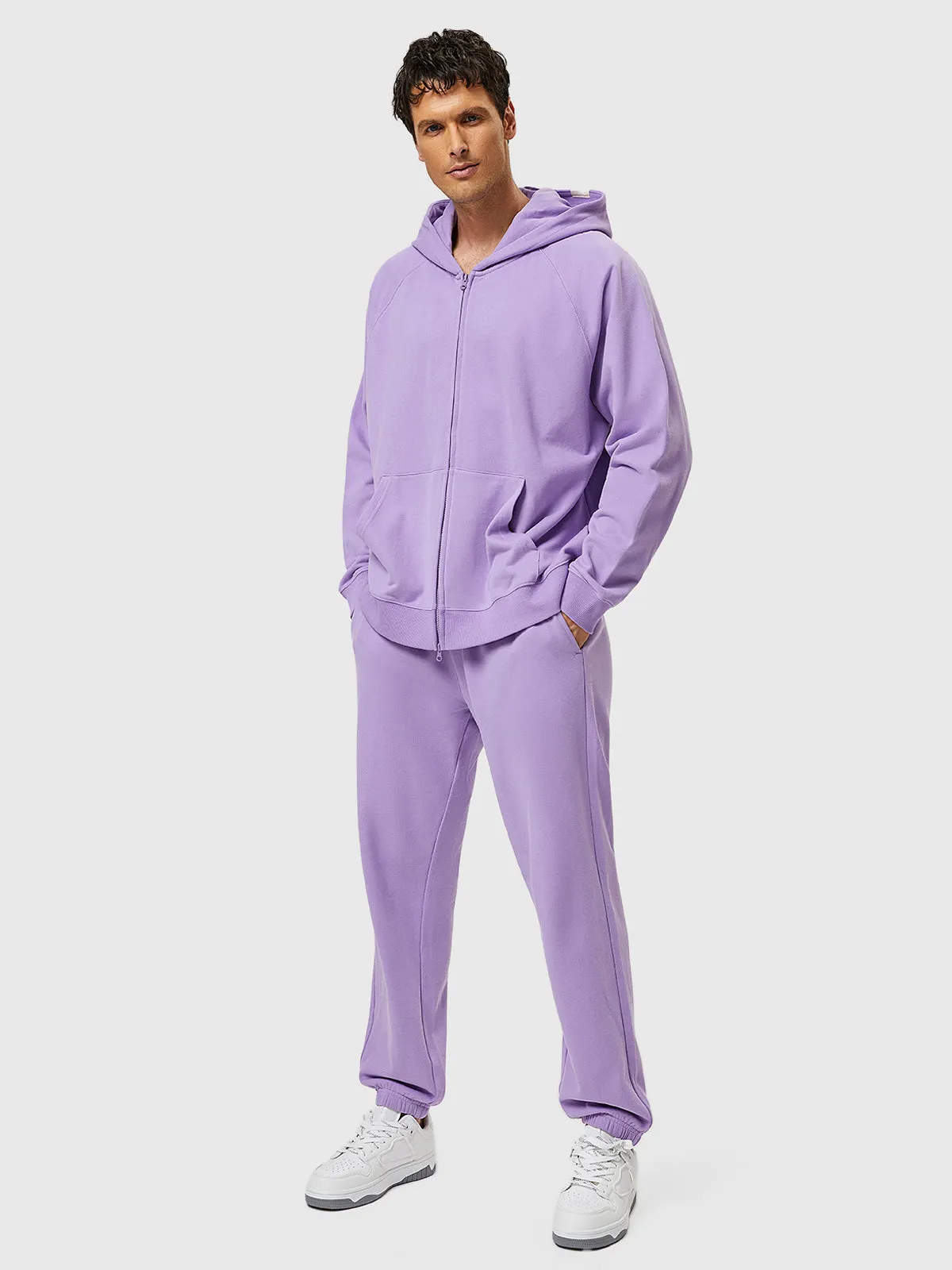 Terry Fleece Cloud Nine Oversized Zip Hoodie sold by Aha Selected product image thumbnail 2