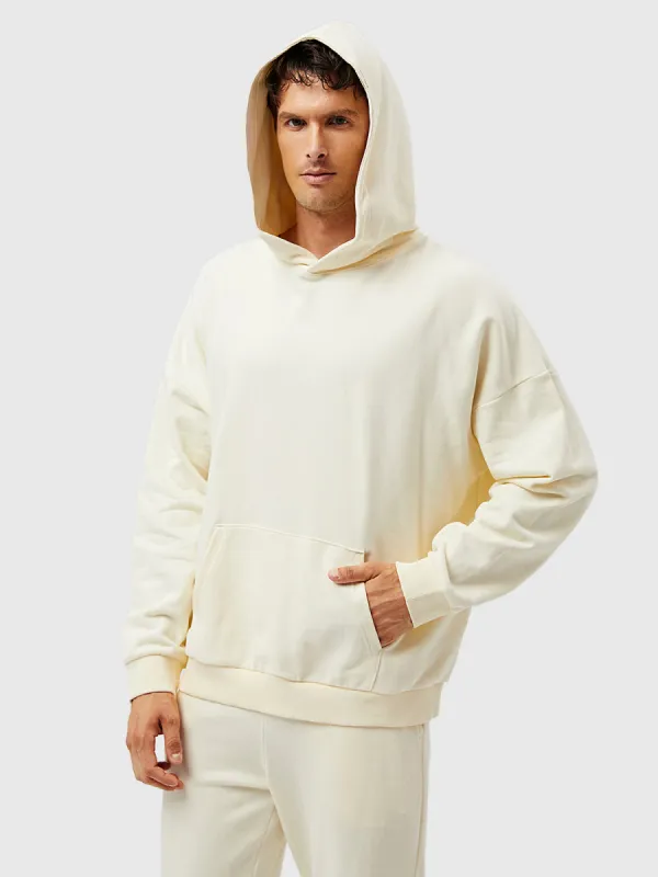 Terry Fleece Cloud Nine Cotton Hoodie sold by Aha Selected