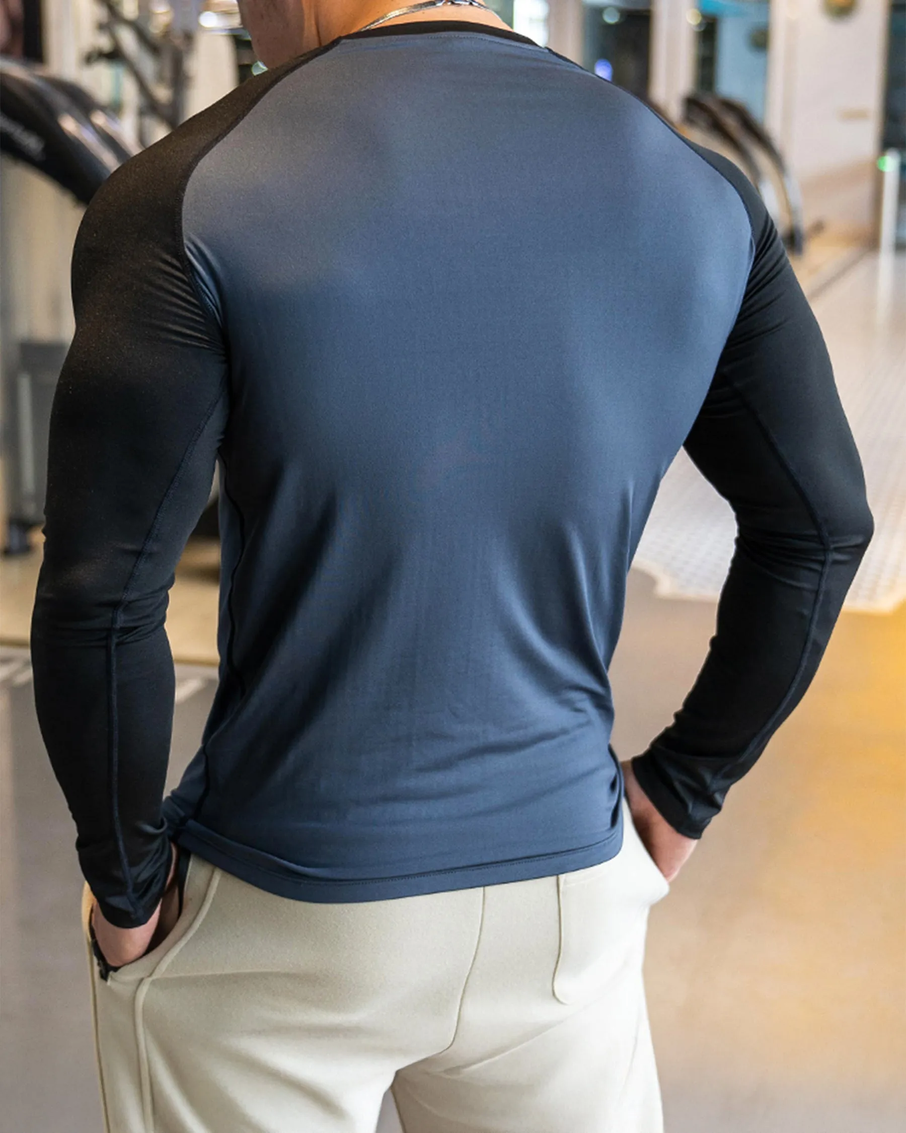 Shoulder Cut Pullover Long Sleeve Shirt sold by Aha Selected product image thumbnail 3