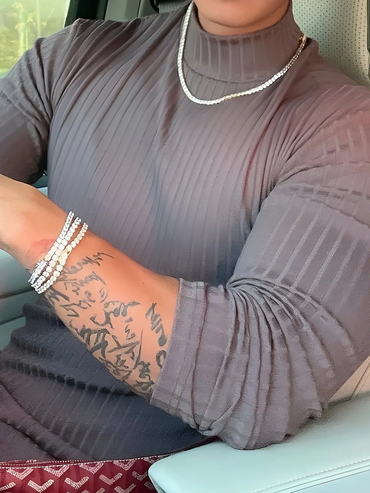 Stretch Rib Jersey Mockneck Long Sleeves Shirt sold by Aha Selected product image thumbnail 5