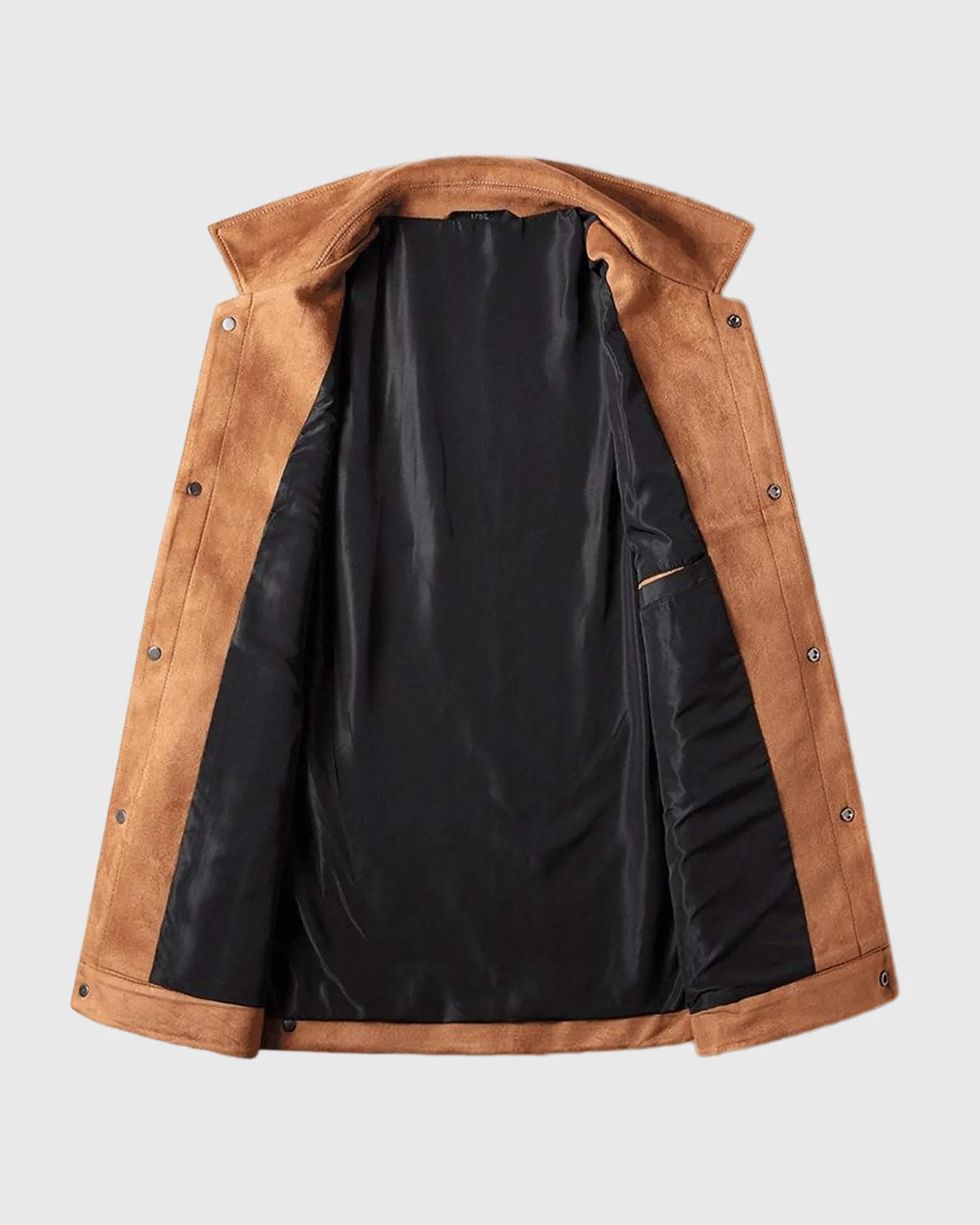 Stitchwork Suede Utility Jacket sold by Aha Selected product image thumbnail 5