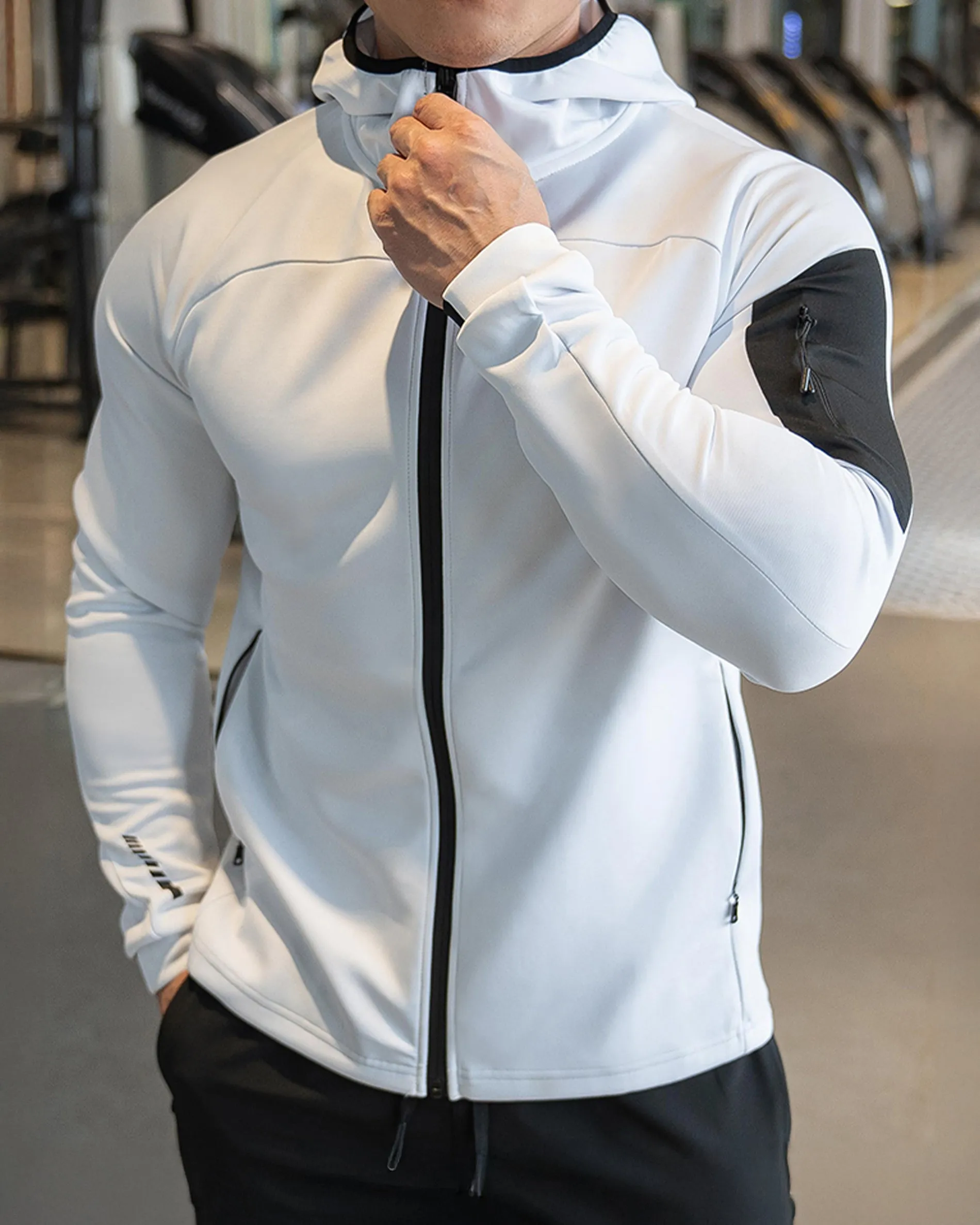 Arm Pocket Performance Hooded Jacket sold by Aha Selected product image thumbnail 5