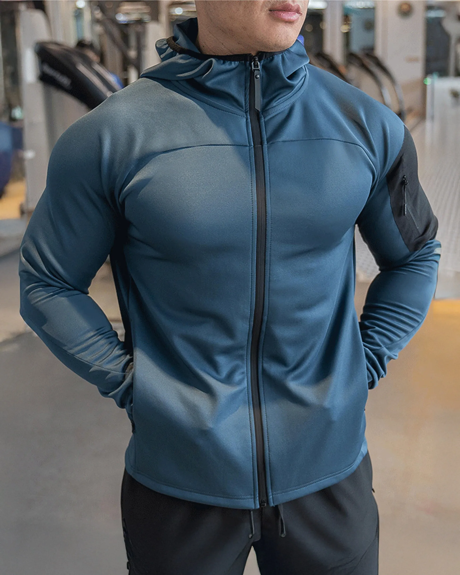 Arm Pocket Performance Hooded Jacket sold by Aha Selected product image thumbnail 4