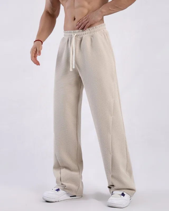 Waffle Textured Relaxed Fit Sweatpants sold by Aha Selected