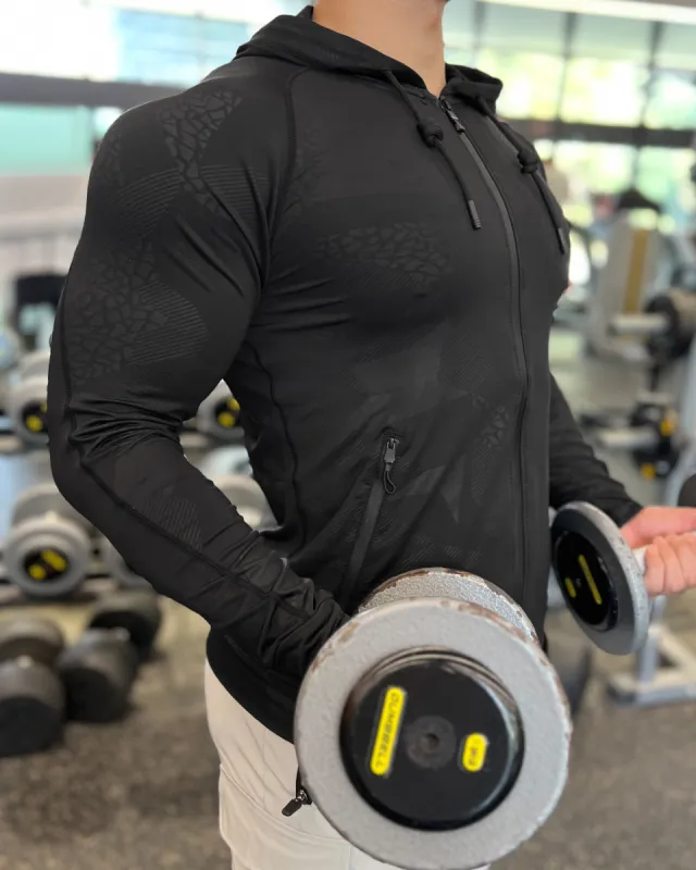 Camo Performance Stealth Zip Hoodie New sold by Aha Selected