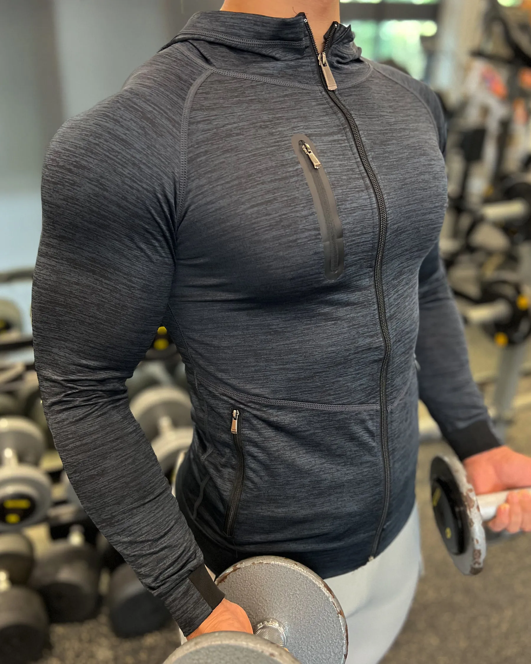 TechFlex Performance Zip Hoodie With Chest Pocket New sold by Aha Selected