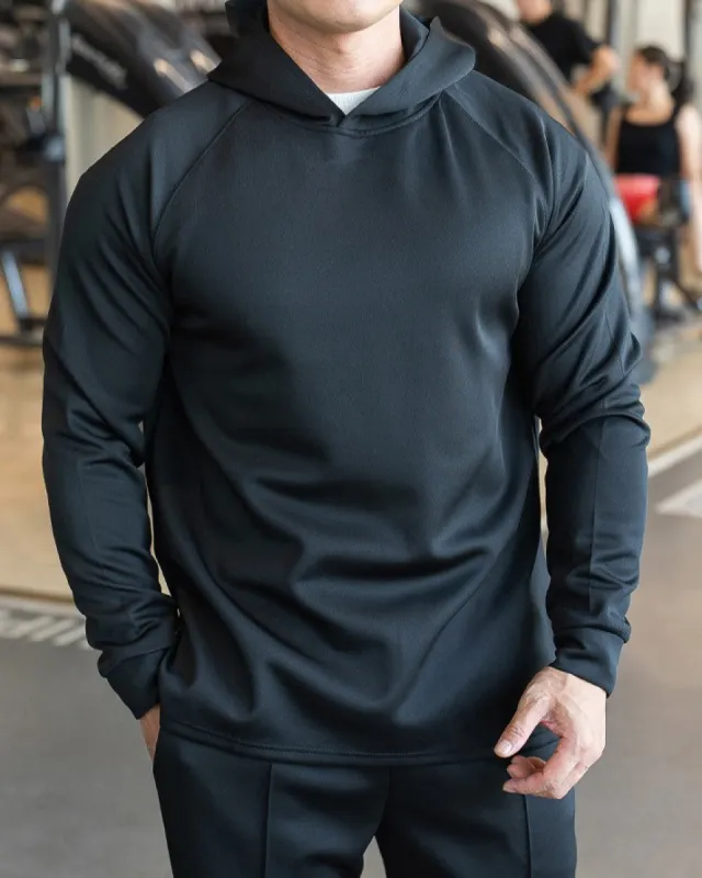Essential Athletic Performance Hoodie With Raglan Sleeves sold by Aha Selected