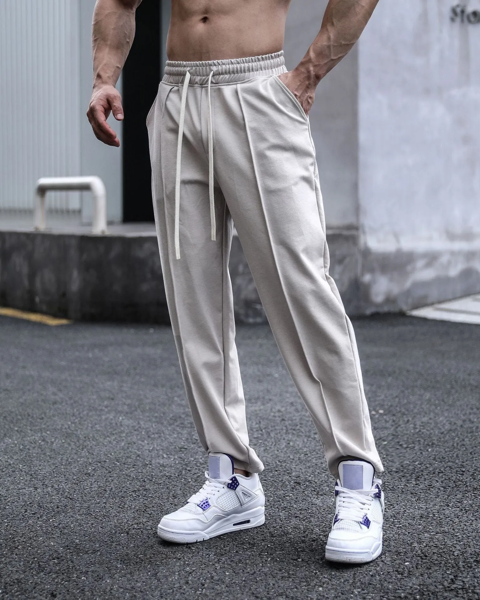 Pintuck Straight Leg Performance Sweatpants sold by Aha Selected product image thumbnail 5