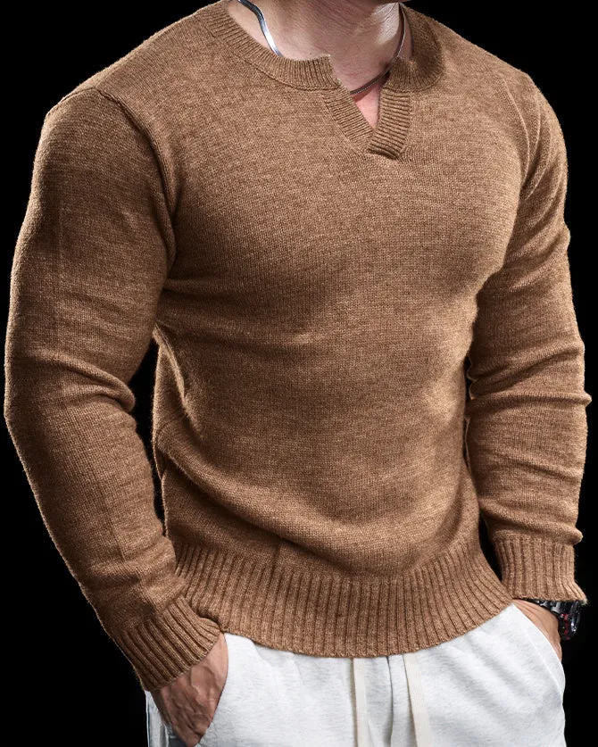 Ribbed V Neck Premium Sweater sold by Aha Selected product image thumbnail 5