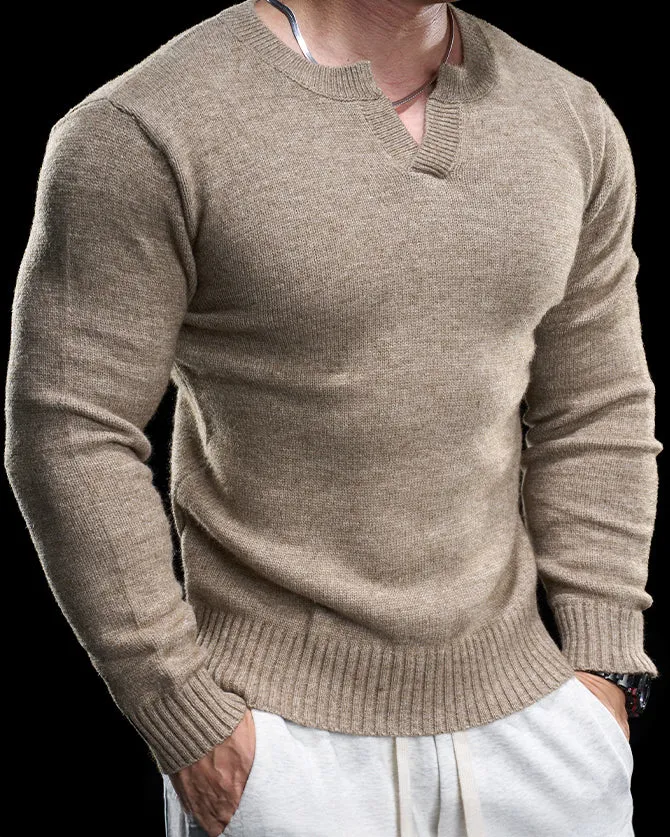 Ribbed V Neck Premium Sweater sold by Aha Selected product image thumbnail 2