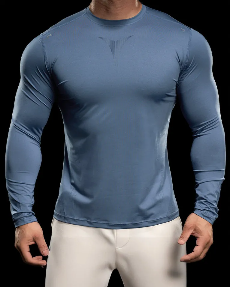 Performance Long Sleeve Tee Crew Neck Quick Dry sold by Aha Selected product image thumbnail 2
