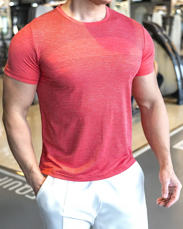 Quick Dry Short Sleeve Tee Muscle Fit sold by Aha Selected