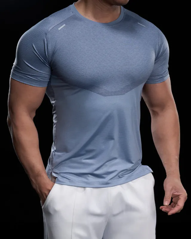 Quick Dry Short Sleeve Training T-shirt sold by Aha Selected