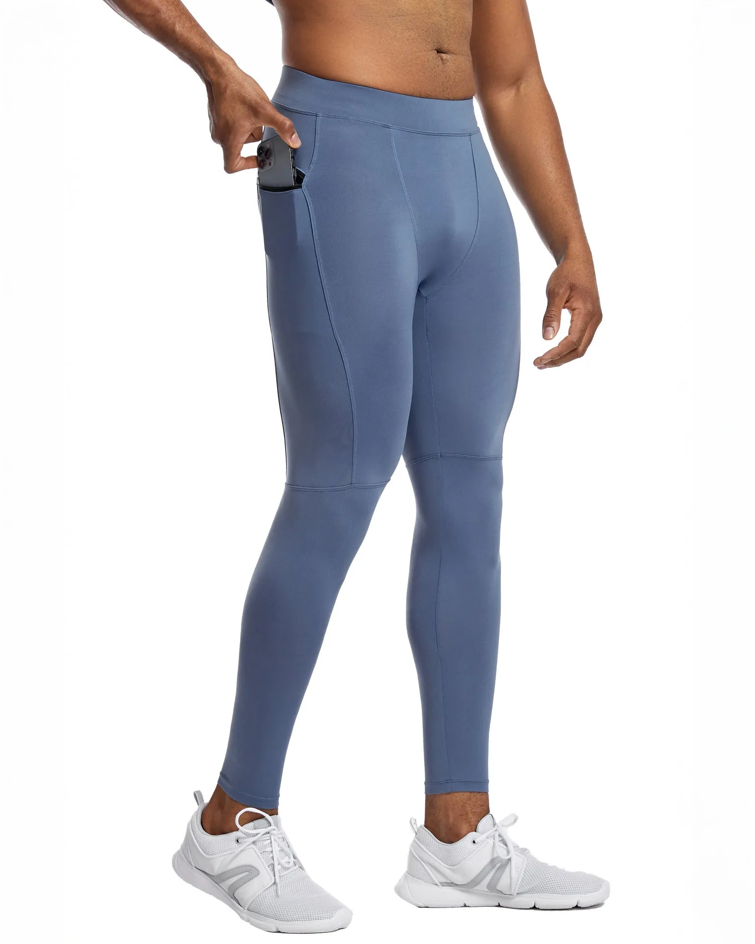 Compression Leggings With Zip Pocket sold by Aha Selected product image thumbnail 3