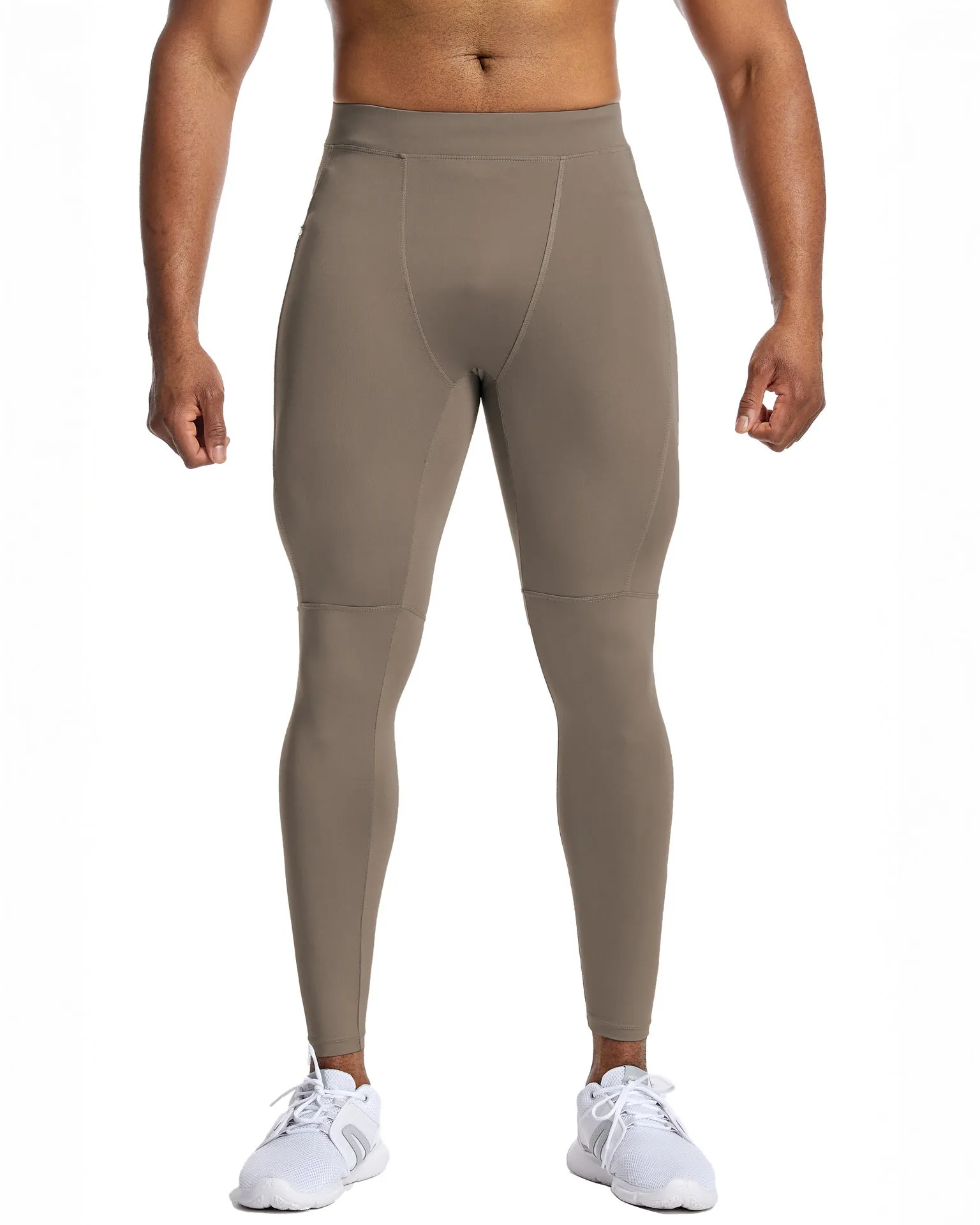 Compression Leggings With Zip Pocket sold by Aha Selected product image thumbnail 4