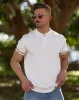 Striped Everyday Polo Knit Shirt sold by Aha Selected
